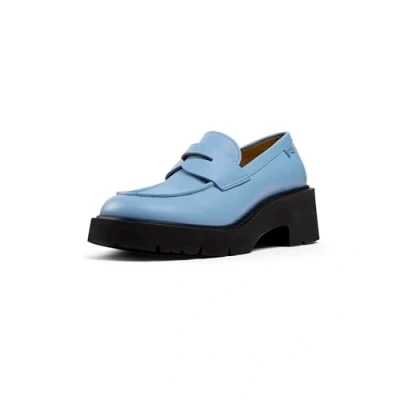 Abbildung von Camper Milah Slipper, Damen, Größe: 39, Mittelblau Leder