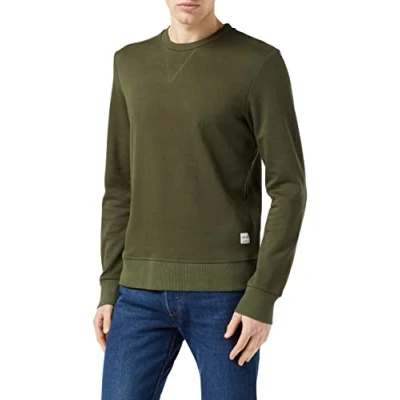Abbildung von JACK &amp; JONES Mens Jjebasic Sweat Crew Neck Noos Sweatshirt, Forest Night, S
