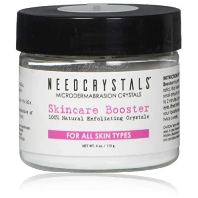 Abbildung von NeedCrystals Mikrodermabrasion Kristalle, Gesicht Peeling. Natürliches gesichtspeeling für stumpfe oder trockene Haut verbessert Narben, Mitesser, Porengröße, Flecken und Hautstruktur. 113 Gr