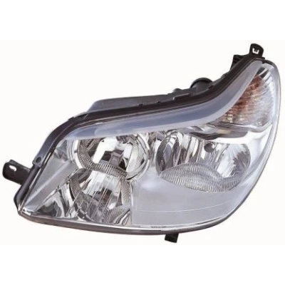 Abbildung von ABAKUS 552 1120L LD E Scheinwerfer links H7, W5W, PY21W, H1 glasklar für Rechtsverkehr ohne Lampenträger, Glühlampe PX26d, BAU15s, P14.5s