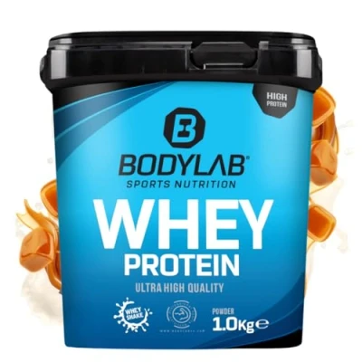 Abbildung von Bodylab24 Whey Protein Pulver, Toffee, 1kg