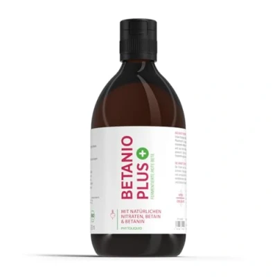 Abbildung von Betanio PLUS Bio Rote Bete Konzentrat reich an Nitrat &amp; Betain 5,3 kg Beete pro 500 ml 50 Portionen