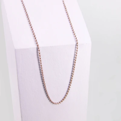 Abbildung von Ponytail&amp;Co Gliederkette mit Bällen Roségold 42cm