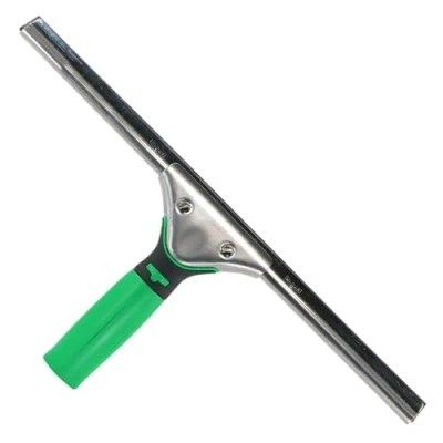 Abbildung von UNGER Fensterreiniger ErgoTec Hard (Länge 45 cm, Fensterabzieher, harter Wischergummi, ideal für warme Temperaturen) ES45H