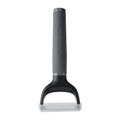 Abbildung von KitchenAid Soft Grip Y Schäler Holzkohle Grau