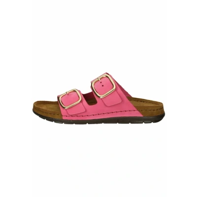 Abbildung von Rohde Pantolette flach, Damen, Größe: 38, Pink Schuhe