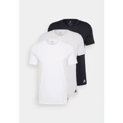 Abbildung von adidas Sportswear CREW NECK 3 PACK Unterhemd/shirt, Herren, Größe: Small, Black
