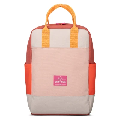 Abbildung von Johnny Urban Linus Junior Schulranzen für Kinder, Größe: One Size, Rot rosa