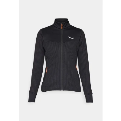 Abbildung von Salewa PUEZ Waffle Jacket Fleecejacke, Damen, Größe: 40, Black out