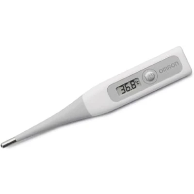 Abbildung von OMRON Flex Temp Smart digitales Fieberthermometer, wasserfest, zur genauen Messung oral, rektal und axillar, austauschbare Batterie, flexible Spitze sanften, schnellen in nur 10 Sekunden
