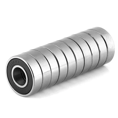 Abbildung von 10 Stücke Mehrzweck Kugellager Gummidichtung Rillenkugellager 6001 2RS (12x28x8mm)