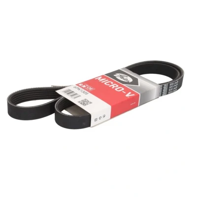 Abbildung von GATES 6PK1305 Keilrippenriemen 1305 6 Polyester, EPDM (Ethylen Propylen Dien Kautschuk) RoadMax Value Line MAZDA: 5, 3 Hatchback, Saloon