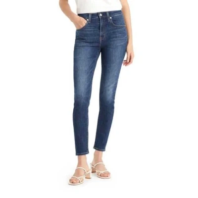Abbildung von Levi&#039;s HIGH RISE Jeans Skinny Fit, Damen, Größe: 25x30, Blue denim