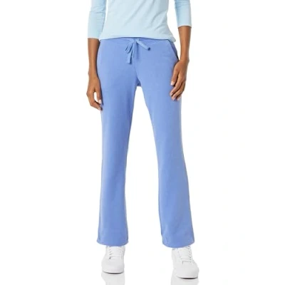 Abbildung von Amazon Essentials Damen Jogginghose aus Fleece mit geradem Bein (in großen Größen erhältlich), Blau, L