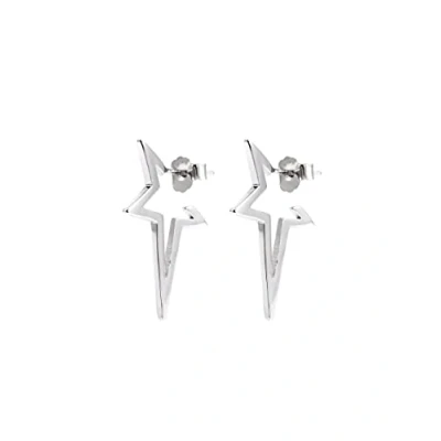 Abbildung von Singularu STAR PUNK Plata Ohrringe, Damen, Größe: One Size, Silver