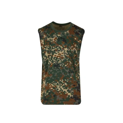 Abbildung von Brandit T Shirt Sleeveless, Farbe: Flecktarn, Größe: S