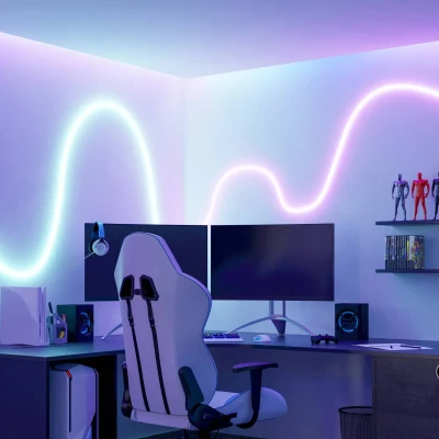 Abbildung von EGLO connect.z Smart Home LED Strip Neon Stripe Z, Lichtleiste 3 m, Streifen ZigBee, App und Sprachsteuerung Alexa, Lichtfarbe (warmweiß kaltweiß), RGB, dimmbar