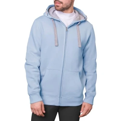 Abbildung von HRM Herren Jacket M Kapuzenpullover, Sky Blue, L
