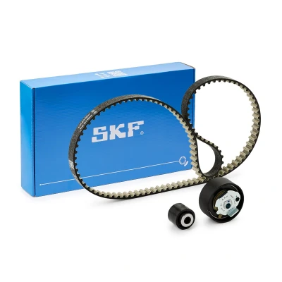Abbildung von SKF VKMA 03306 Zahnriemensatz 118 mit abgerundetem Zahnprofil CITROËN: DS3 Hatchback, DS4 C3 II, PEUGEOT: 308 SW 2, 208 I Hatchback