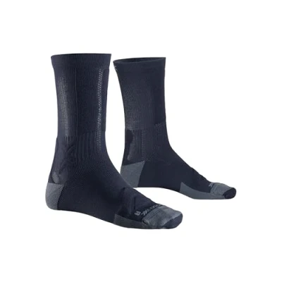 Abbildung von X Socks Gravel Discover Crew Fahrradsocke Schwarz Unisex Grösse 39 41