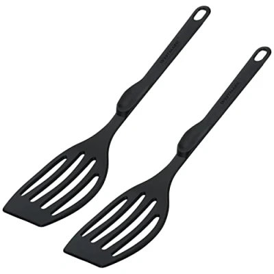 Abbildung von Westmark 2 Pfannenwender, Länge je: 28,3 cm, Kunststoff, Flonal, Schwarz, 203522E3