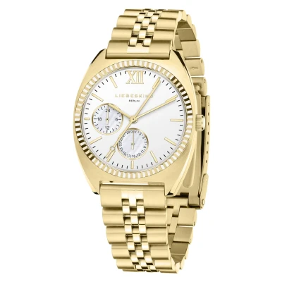 Abbildung von Liebeskind Berlin Chronograph goldcoloured, Damen, Größe: One Size, Gold coloured