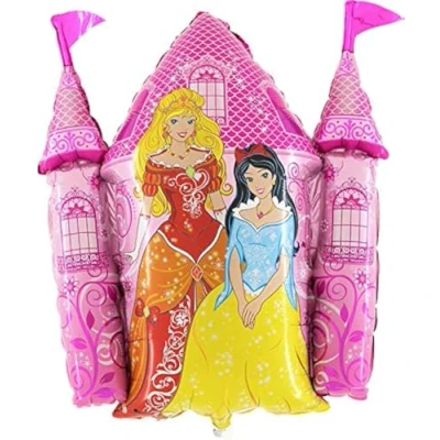 Abbildung von Ballonim® Schloss/Burg Folienballon ca. 85 cm Luftballons Party Dekoration Geburtstag