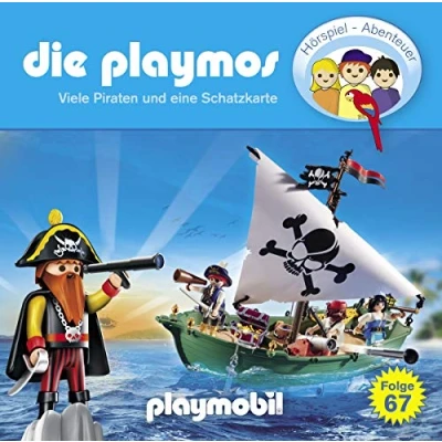 Abbildung von Die Playmos Folge 67: Viele Piraten und eine Schatzkarte (Das Original Playmobil Hörspiel)