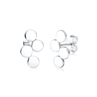 Abbildung von Elli Wellen Ohrringe silvercoloured, Damen, Größe: One Size, Silver coloured