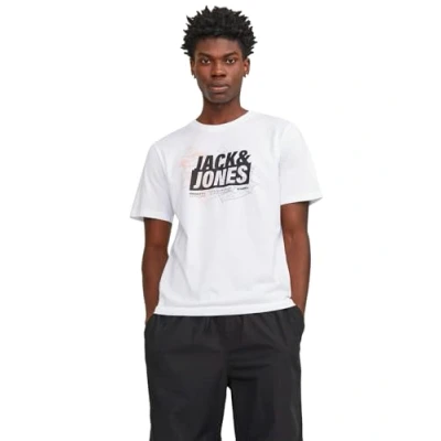Abbildung von JACK &amp; JONES Male T Shirt Gedruckt Rundhals