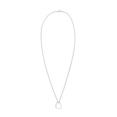 Abbildung von Elli Heart Pendant Halskette, Damen, Größe: 45, Silber