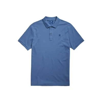 Abbildung von G Star RAW Herren Dunda Slim Poloshirt, Blau (Vintage Indigo D11595 5864 G278), S