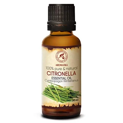 Abbildung von Citronellaöl 30ml Cymbopogon Winterianus Reine &amp; Natürliche Citronella Öl für Schönheit Aromatherapie Duftlampe Oil