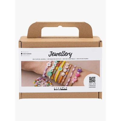 Abbildung von Creotime Bastelset DIY Mix Schmuck Bunte Armbänder