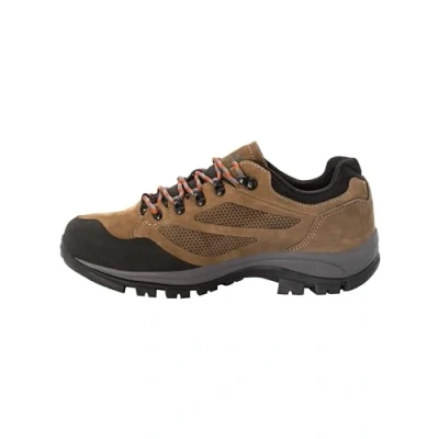 Abbildung von Jack Wolfskin Herren Rebellion Texapore Low M, Brown / Red, 46 EU