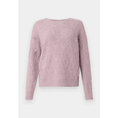 Abbildung von Vila Strickpullover »VILASSIA O NECK L/S CABEL KNIT TOP NOOS«