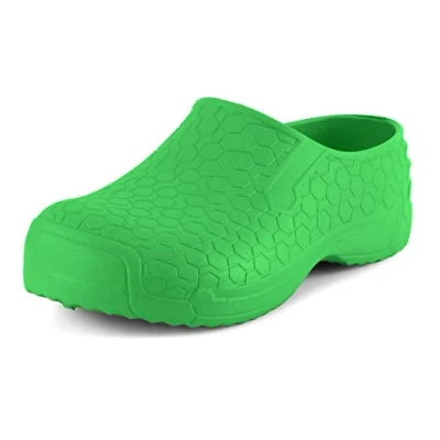 Abbildung von Ladeheid Damen und Herren leichte Eva Clogs Gartenclogs Gartenschuhe LADW009 (Schwarz, 43 EU)