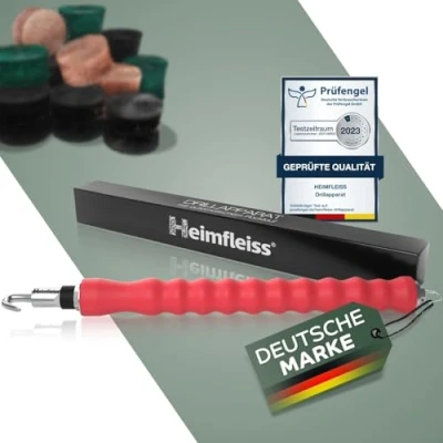Abbildung von Heimfleiss® Draht Driller Drillapparat mit aut. Rücklauf Universal Drahtbinder Rödelzange für Zaunbau, Gärtner und Floristen Bindedraht Rödler Twister Blumendraht, Wickeldraht &amp; Floristendraht