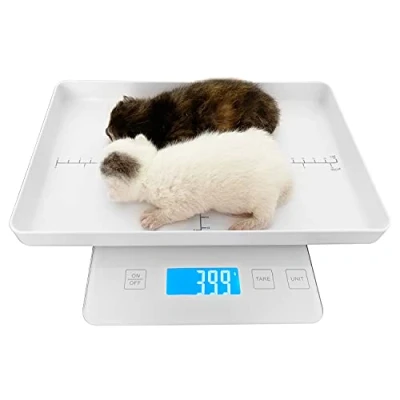 Abbildung von MINDPET MED Digitale Haustierwaage für kleine Tiere, Welfwaage, Mini Präzisions Gramm Gewichtsbalance, hohe Präzision, 1 g, geeignet Neugeborene Haustiere