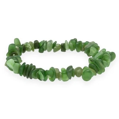Abbildung von Lebensquelle Plus Jade (Nephrit) Splitterarmband Hochwertiges Edelstein Armband