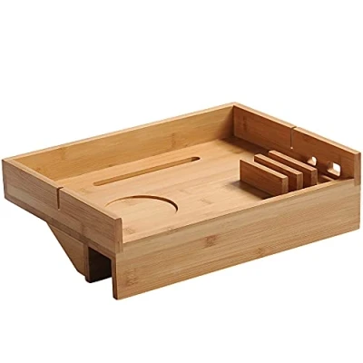 Abbildung von Kesper Bettablage, Material: Bambus, Maße: 34 x 24 9.5 cm, Farbe: Braun 77630