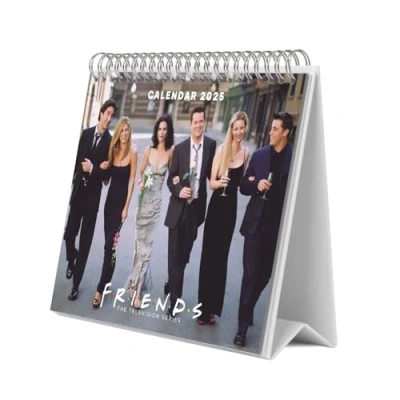 Abbildung von Grupo Erik Kalender 2025 Tischkalender Friends Familienplaner zum Aufstellen 20 x 17 cm Jahreskalender
