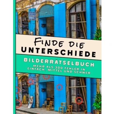 Abbildung von Finde die Unterschiede Das Bilder Rätselbuch Vol. 4: 330+ Fehler in 32 fesselnden Suchbildern für Kinder und Erwachsene Mit Lösungen ... Kinder)