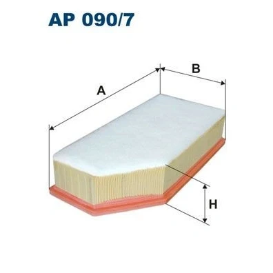Abbildung von FILTRON AP 090/7 Luftfilter 84 182 358 Filtereinsatz CITROËN: C5 III Estate, 3, C6 Saloon, PEUGEOT: 407 SW, Coupe
