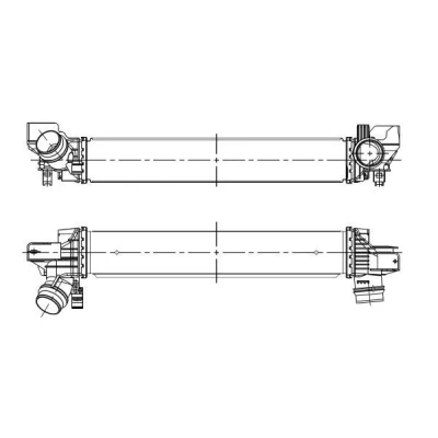 Abbildung von NRF 309115 Ladeluftkühler Aluminium