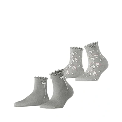 Abbildung von Esprit 2PACK Socken, Damen, Größe: 35 38, Light grey