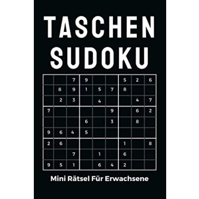 Abbildung von Taschen Sudoku Mini Rätsel für Erwachsene: 120 inkl. Lösungen Leicht schwer kleine Geschenke männer frauen rentne zu weihnachten Geburtstag