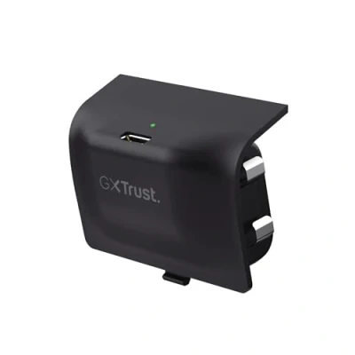 Abbildung von Trust Gaming GXT 246 Avado Xbox Controller Akku für Series X/S Konsole, Wiederaufladbarer mit Ladekabel USB C 3m, 20 Stunden Spielzeit, Ladegerät Gamepad Play and Charge Kit Schwarz