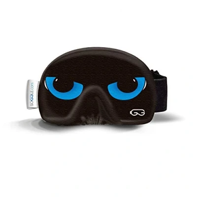 Abbildung von Soggle Skibrillen Schutz Überzug aus Mikrofaser (one Size), Farbe:Eyes 02 Blue
