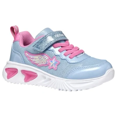 Abbildung von Geox J Assister Girl B Sneaker, Sky/Pink, 26 EU